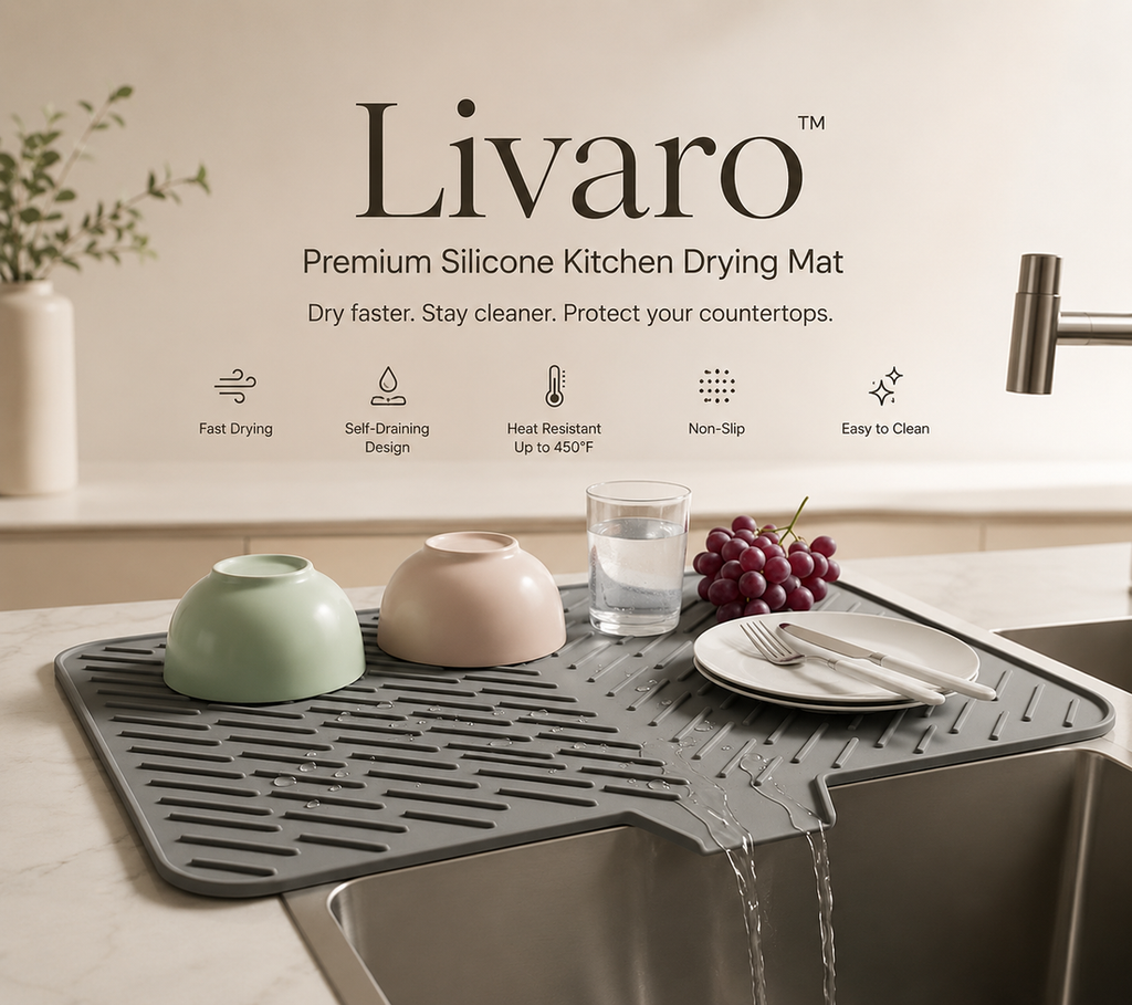 Premium Silicone Kitchen Drying Mat