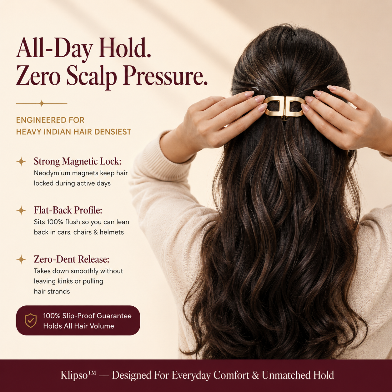 Klipso™ India's First Smart Hair Clips