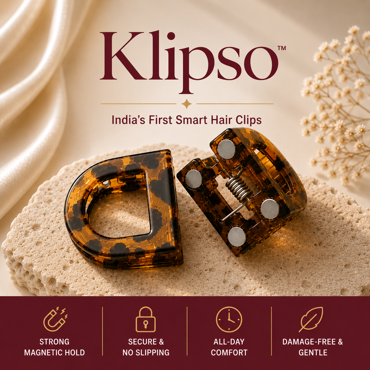 Klipso™ India's First Smart Hair Clips